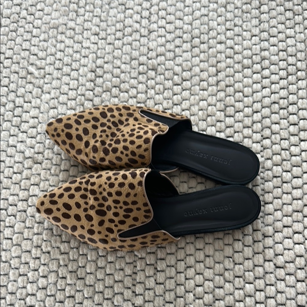Leopard Print Mules by Jenni Kayne